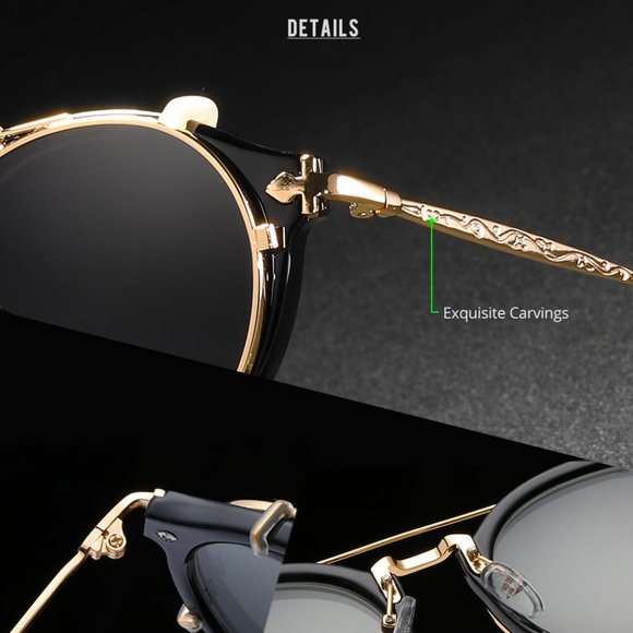 [New] Fashion Retro Sunglasses Vintage Round Glasses For Men Women main image 7